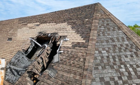 Storm damage restoration